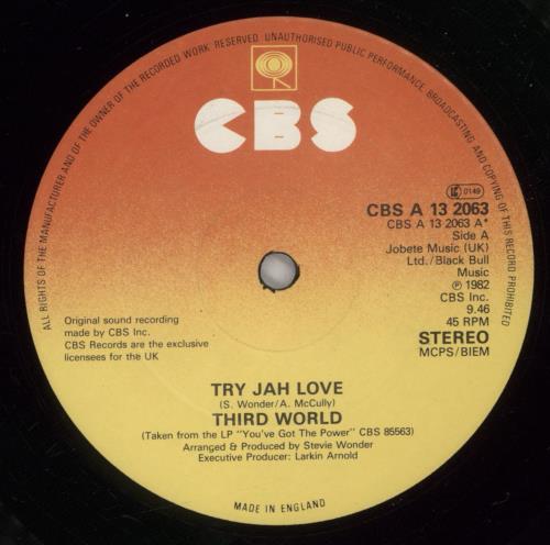 Third World Try Jah Love 12" vinyl single (12 inch record / Maxi-single) UK TRW12TR605499