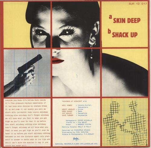 Thirteen At Midnight Skin Deep 12" vinyl single (12 inch record / Maxi-single) UK S8212SK690087