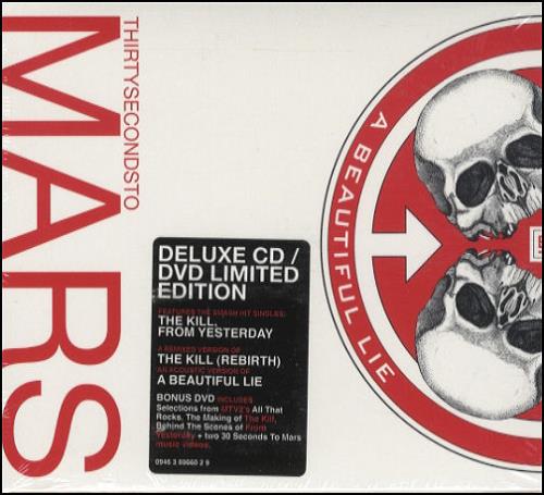 Thirty Seconds To Mars A Beautiful Lie - Deluxe Edition 2-disc CD/DVD set UK 30A2DAB419982