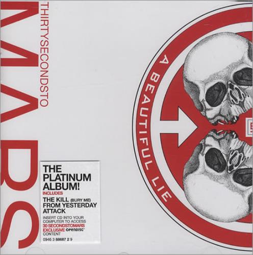 Thirty Seconds To Mars A Beautiful Lie CD album (CDLP) UK 30ACDAB390656