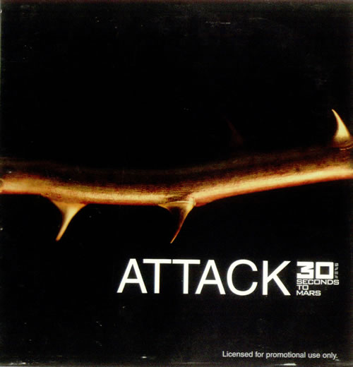 Thirty Seconds To Mars Attack CD single (CD5 / 5") US 30AC5AT538255