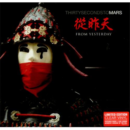 Thirty Seconds To Mars From Yesterday 7" vinyl single (7 inch record / 45) UK 30A07FR423899