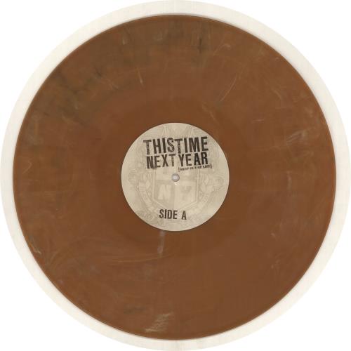 This Time Next Year Drop Out Of Life - Dark Orange Marble vinyl LP album (LP record) US 0N9LPDR735264