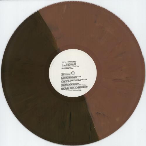 This Will Destroy You Field Studies - Pink and Green Vinyl 12" vinyl single (12 inch record / Maxi-single) US X6X12FI882214