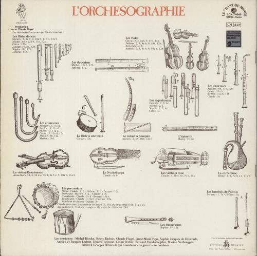 Thoinot Arbeau L'Orch�sographie De Thoinot Arbeau vinyl LP album (LP record) French 3SOLPLO875697