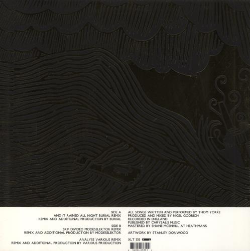 Thom Yorke And It Rained All Night - EX 12" vinyl single (12 inch record / Maxi-single) UK UJ412AN442407