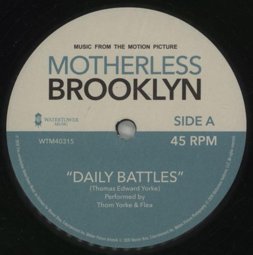 Thom Yorke Daily Battles 7" vinyl single (7 inch record / 45) UK UJ407DA731944