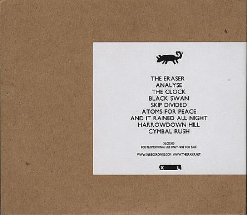 Thom Yorke The Eraser CD album (CDLP) UK UJ4CDTH367027