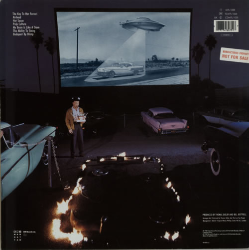 Thomas Dolby Aliens Ate My Buick - sample vinyl LP album (LP record) UK DOLLPAL599054
