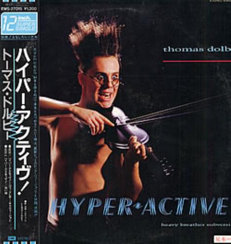 Thomas Dolby Hyper-active 12" vinyl single (12 inch record / Maxi-single) Japanese DOL12HY218318