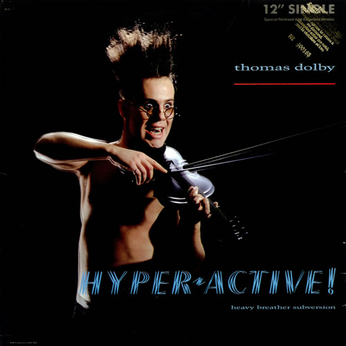 Thomas Dolby Hyperactive 12" vinyl single (12 inch record / Maxi-single) US DOL12HY505577