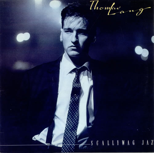 Thomas Lang Scallywag Jaz - Gold promo stamped vinyl LP album (LP record) UK TLNLPSC185307