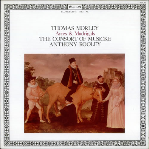 Thomas Morley Ayres & Madrigals vinyl LP album (LP record) UK U20LPAY532640