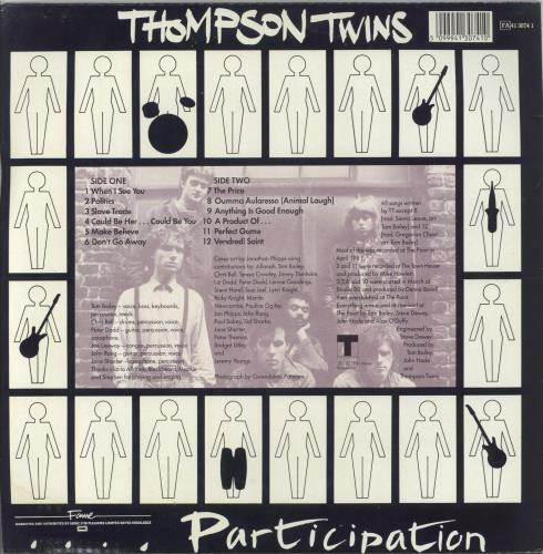 Thompson Twins A Product Of.... vinyl LP album (LP record) UK TWILPAP576532