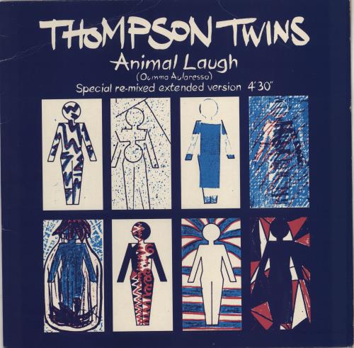 Thompson Twins Animal Laugh 12" vinyl single (12 inch record / Maxi-single) UK TWI12AN34050