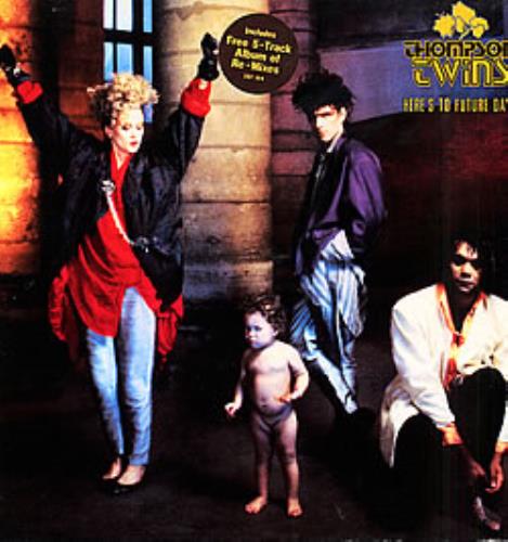 Thompson Twins Here's To Future Days + Re-Mixes 2-LP vinyl record set (Double LP Album) German TWI2LHE183963