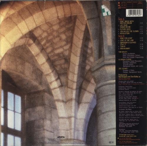 Thompson Twins Here's To Future Days + Re-Mixes 2-LP vinyl record set (Double LP Album) German TWI2LHE25424