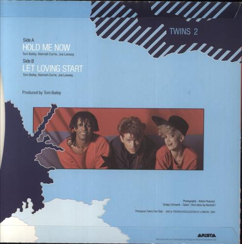 Thompson Twins Hold Me Now 7" vinyl single (7 inch record / 45) UK TWI07HO273233