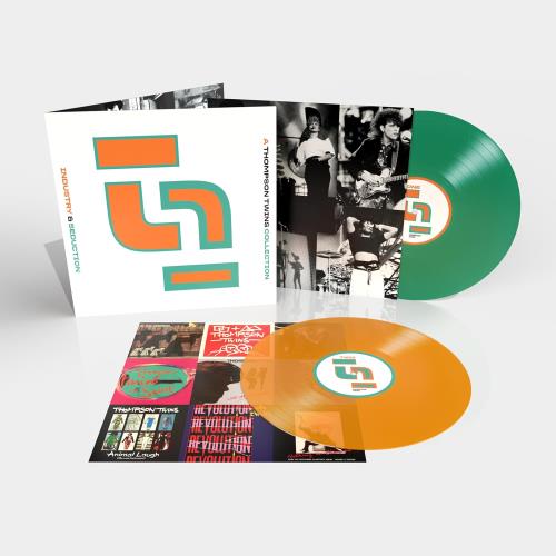 Thompson Twins Industry & Seduction: A Thompson Twins Collection - Orange & Green Vinyl - Sealed 2-LP vinyl record set (Double LP Album) UK TWI2LIN877880