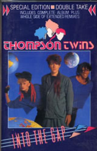Thompson Twins Into The Gap cassette album UK TWICLIN137357