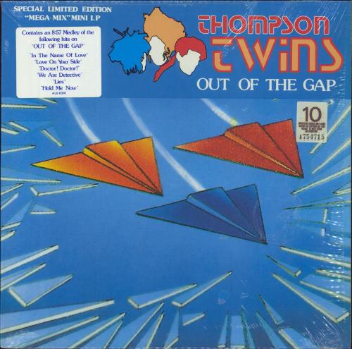 Thompson Twins Out Of The Gap - Stickered Shrink 12" vinyl single (12 inch record / Maxi-single) Canadian TWI12OU812670