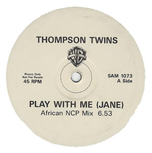 Thompson Twins Play With Me Jane 12" vinyl single (12 inch record / Maxi-single) UK TWI12PL10570