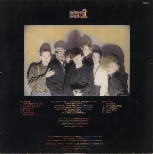 Thompson Twins Set vinyl LP album (LP record) UK TWILPSE221786