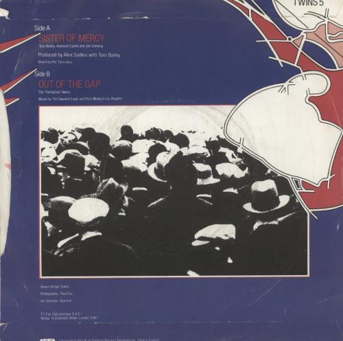 Thompson Twins Sister Of Mercy 7" vinyl single (7 inch record / 45) UK TWI07SI358260