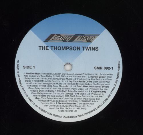 Thompson Twins The Greatest Hits + 12" - VG 2-LP vinyl record set (Double LP Album) UK TWI2LTH859247
