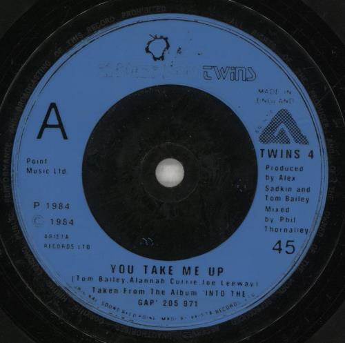 Thompson Twins You Take Me Up 7" vinyl single (7 inch record / 45) UK TWI07YO289429