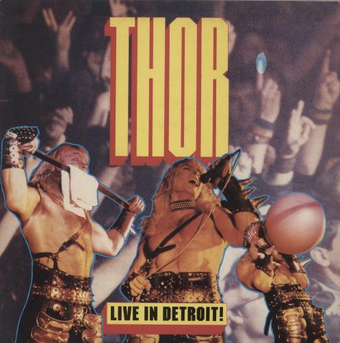 Thor Live In Detroit! vinyl LP album (LP record) UK 8THLPLI869751