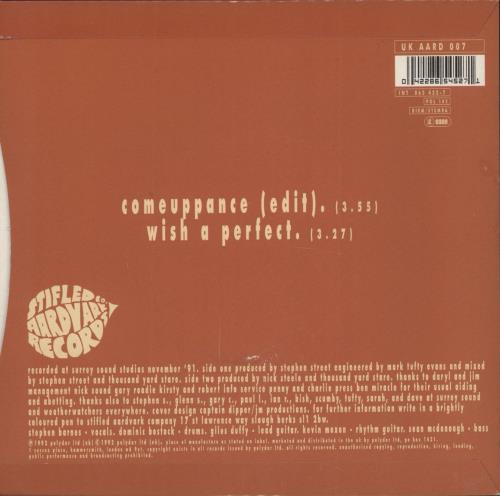 Thousand Yard Stare Comeuppance 7" vinyl single (7 inch record / 45) UK TYS07CO270143