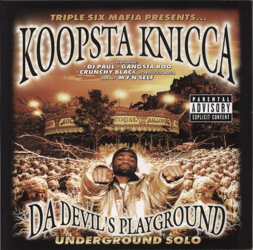 Three 6 Mafia Da Devils Playground: Underground Solo - Yellow and Green Vinyl 2-LP vinyl record set (Double LP Album) US T8Q2LDA850052