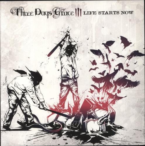 Three Days Grace Life Starts Now vinyl LP album (LP record) UK T6LLPLI863446