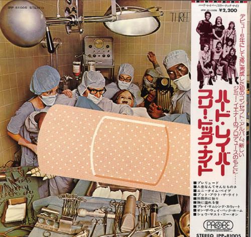 Three Dog Night Hard Labor vinyl LP album (LP record) Japanese TDNLPHA200565