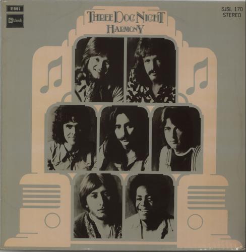 Three Dog Night Harmony vinyl LP album (LP record) South African TDNLPHA662292