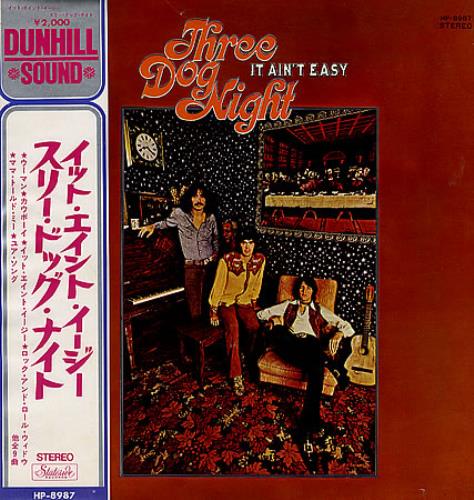 Three Dog Night It Ain't Easy vinyl LP album (LP record) Japanese TDNLPIT349315