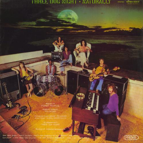 Three Dog Night Naturally - Factory Sample vinyl LP album (LP record) UK TDNLPNA782221
