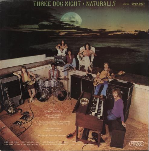 Three Dog Night Naturally vinyl LP album (LP record) UK TDNLPNA144843