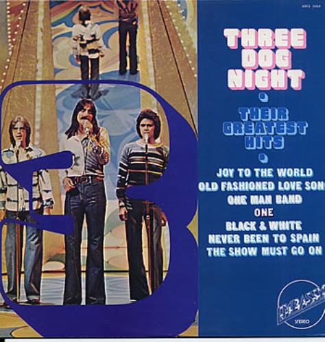 Three Dog Night Their Greatest Hits vinyl LP album (LP record) Israeli TDNLPTH287091