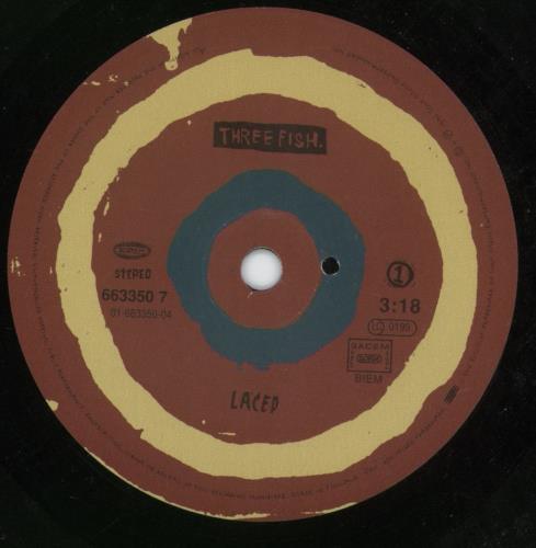 Three Fish Laced 7" vinyl single (7 inch record / 45) UK TJ307LA869538