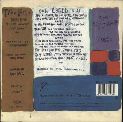 Three Fish Laced 7" vinyl single (7 inch record / 45) UK TJ307LA869538