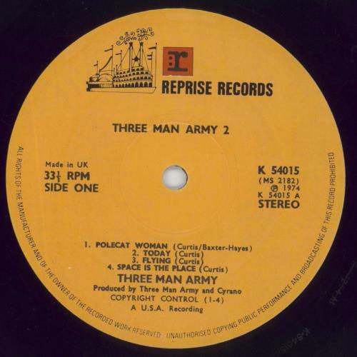 Three Man Army Two vinyl LP album (LP record) UK YEELPTW851143