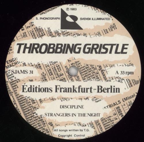 Throbbing Gristle �ditions Frankfurt-Berlin vinyl LP album (LP record) UK THGLPDI859005