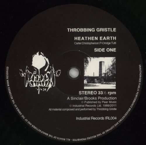 Throbbing Gristle Heathen Earth vinyl LP album (LP record) UK THGLPHE608685
