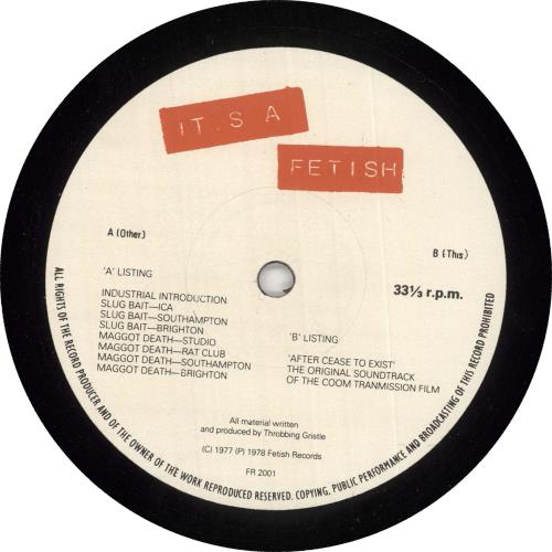 Throbbing Gristle The Second Annual Report vinyl LP album (LP record) UK THGLPTH738209