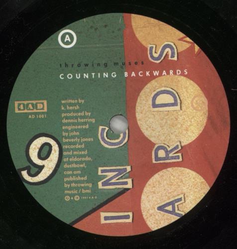 Throwing Muses Counting Backwards 7" vinyl single (7 inch record / 45) UK THR07CO110241
