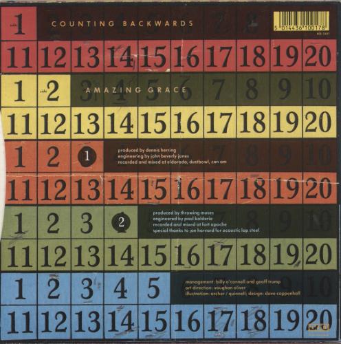 Throwing Muses Counting Backwards 7" vinyl single (7 inch record / 45) UK THR07CO110241