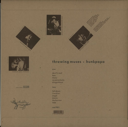 Throwing Muses Hunkpapa - Barcode Misprint vinyl LP album (LP record) UK THRLPHU310414