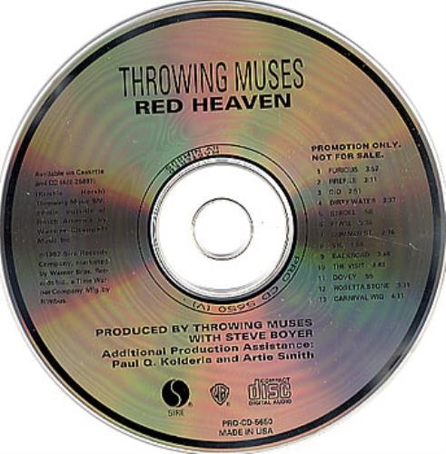 Throwing Muses Red Heaven CD album (CDLP) US THRCDRE360581